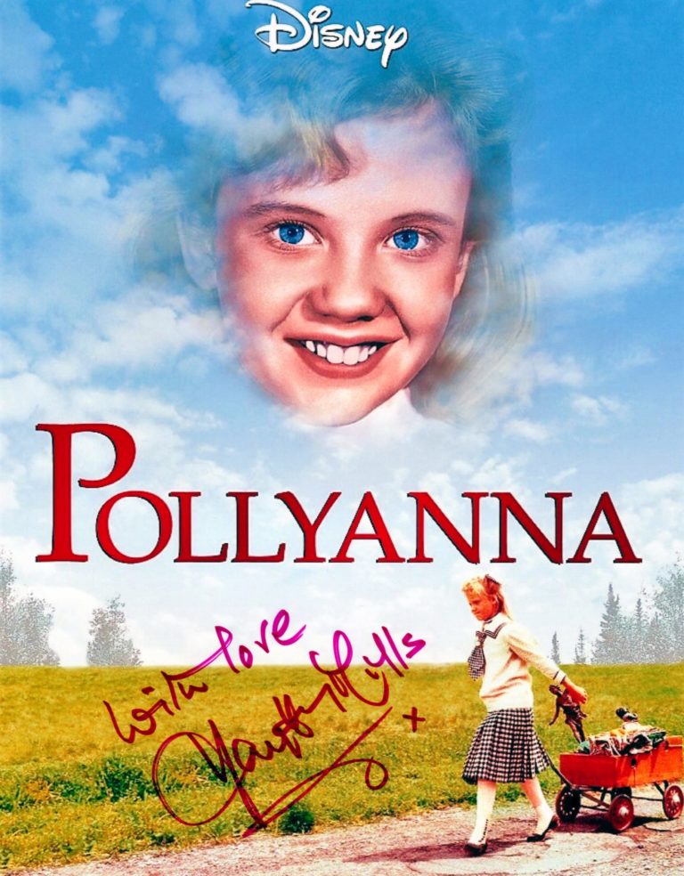 Hayley Mills “Il segreto di Pollyanna (Pollyanna)” – hand signed photo 20x25cm – foto autografata