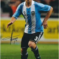 Hugo Campagnaro - Soccer Pescara hand signed photo - foto autografata 21x29 cm