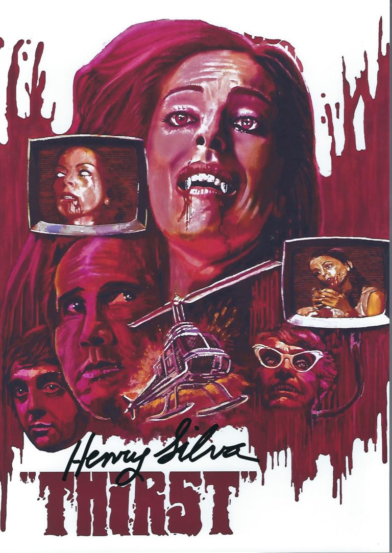 Henry Silva – THIRST – hand signed photo 21×29 cm ahs08