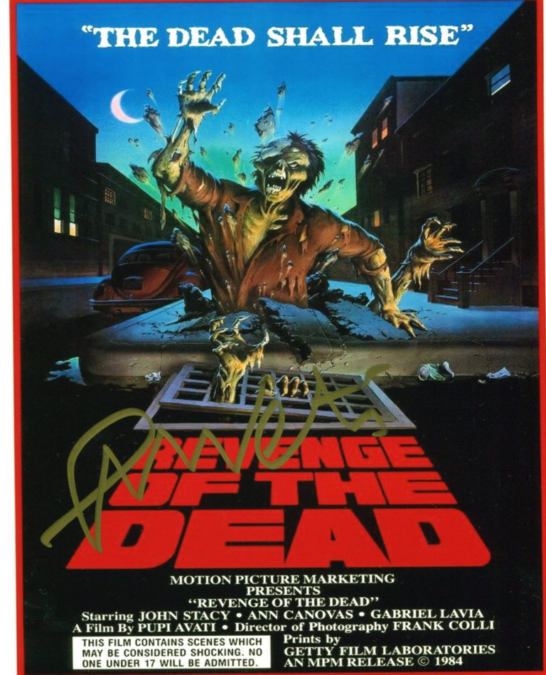Pupi Avati Zeder (Revenge of the Dead) – hand signed photo 20x25cm foto autografata