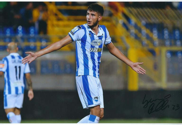 Gennaro Borrelli – Soccer Pescara hand signed photo – foto autografata 29x21cm (002)
