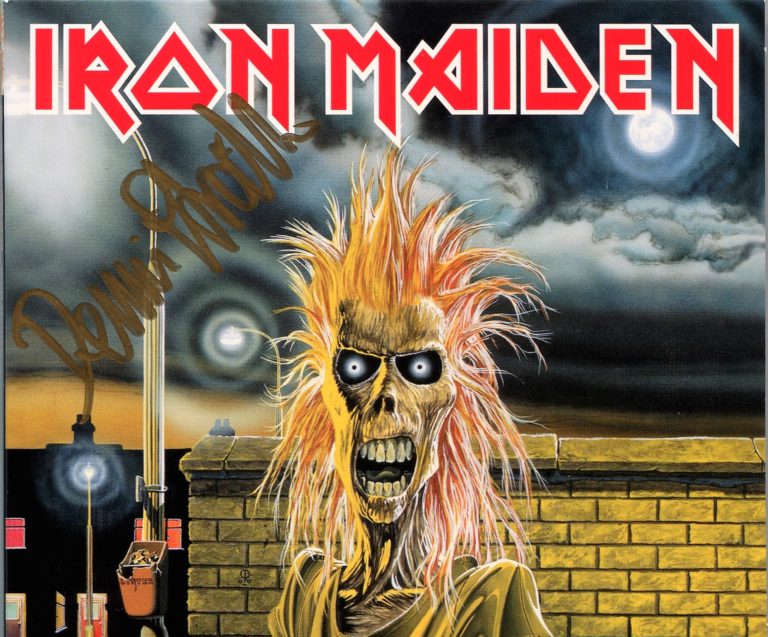 Dennis Stratton (Iron Maiden) CD hand signed autografato