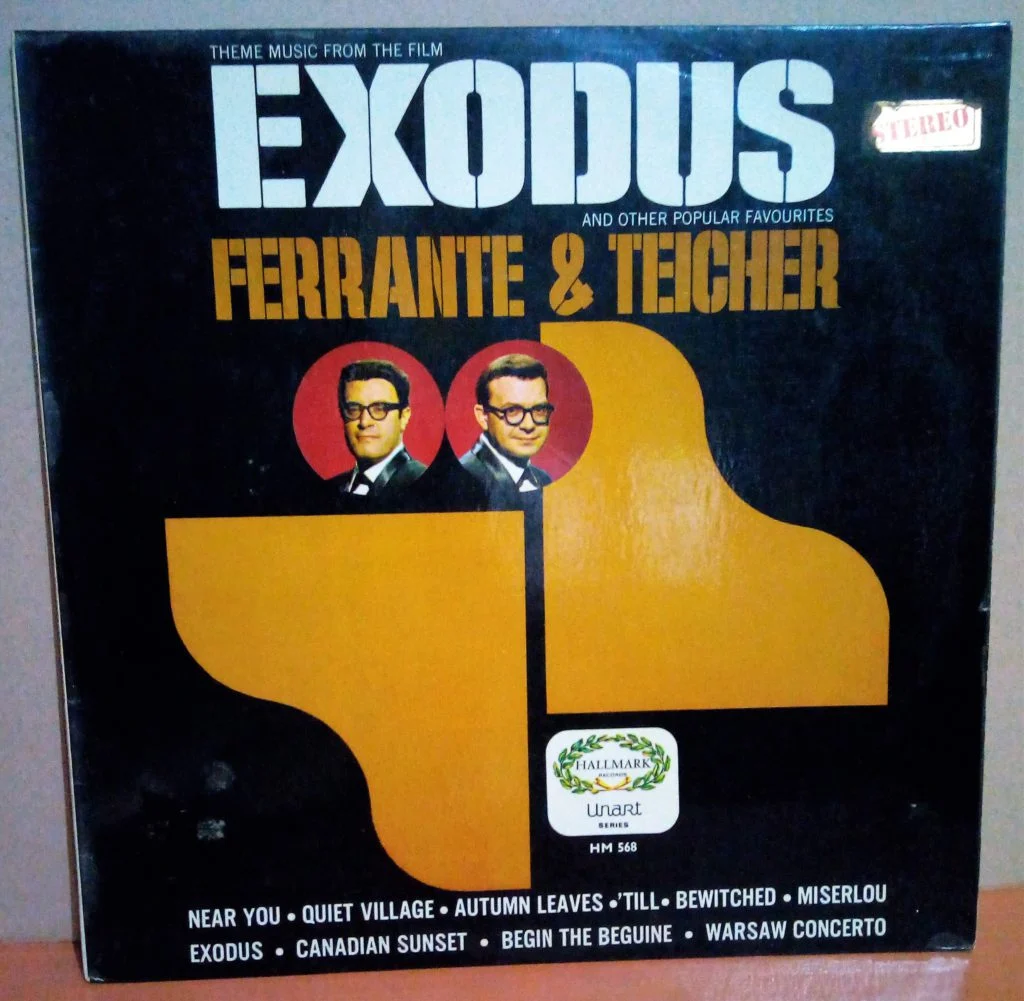Ferrante & Teicher ‎– Theme Music From The Film Exodus And Other Popular Favourites [Used Vinyl 1968]