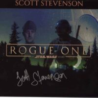 Scott Stevenson - Rogue One: Star Wars - hand signed photo 20x25cm foto autografata