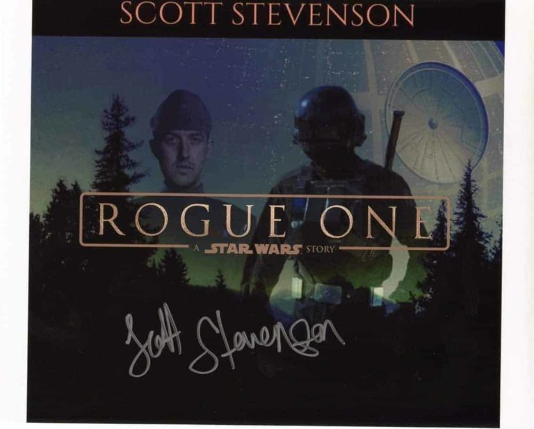 Scott Stevenson – Rogue One: Star Wars – hand signed photo 20x25cm foto autografata