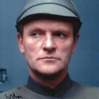 Julian Glover "Star Wars" (General Veers) hand signed photo 20X25cm foto autografata