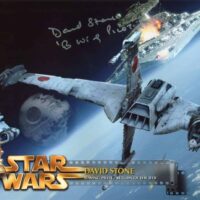 David Stone - Star Wars Return of the Jedi - Hand Signed Photo 20X25CM foto autografata