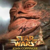 John Coppinger - Star Wars Return of the Jedi Jabba The Hutt - Hand Signed Photo 20X25CM foto autografata