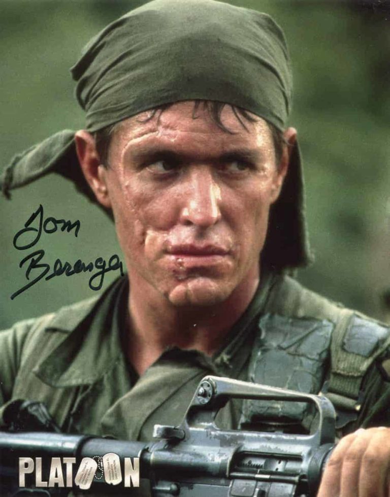 Tom Berenger “Platoon” – hand signed photo 20x25cm – foto autografata