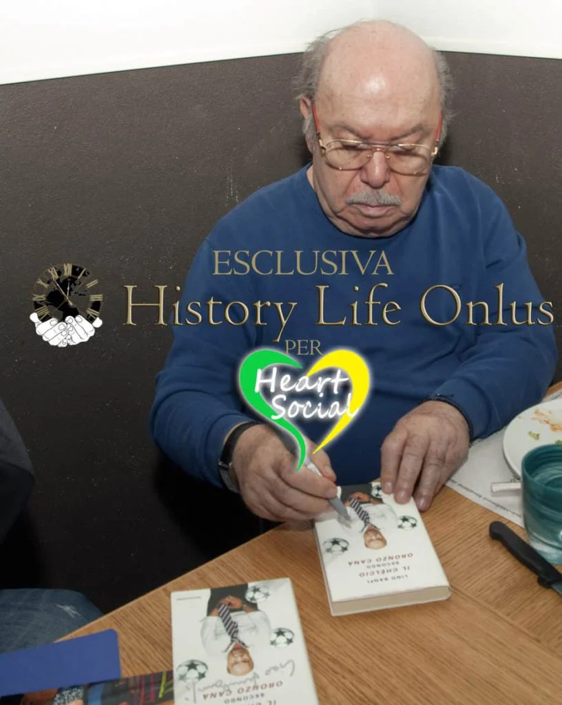 Lino Banfi - Mariangela D'Abbraccio - Cornetti alla crema - foto autografata 20x25