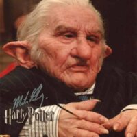 Michael Henbury - Goblin in Harry Potter - Hand Signed Photo 20X25CM foto autografata