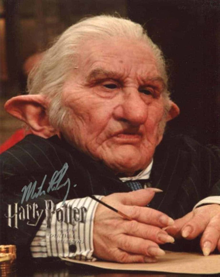 Michael Henbury – Goblin in Harry Potter – Hand Signed Photo 20X25CM foto autografata