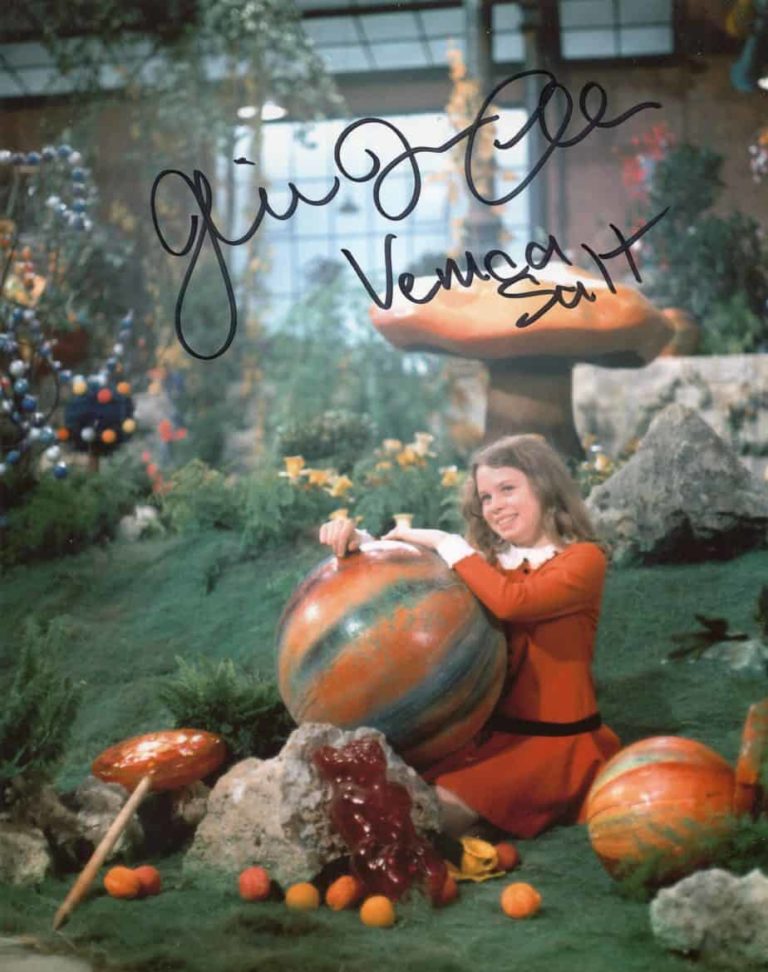 Julie Dawn Cole – Willy Wonka & the Chocolate Factory – hand signed photo 20x25cm – foto autografata