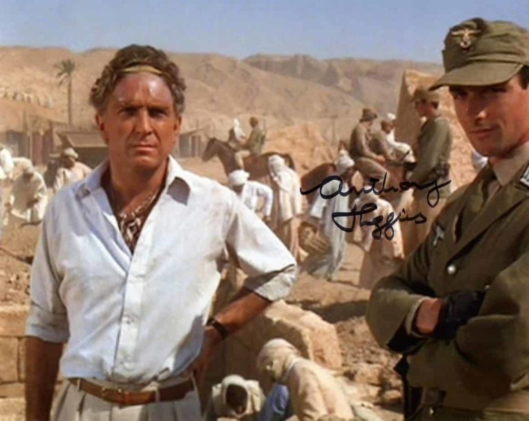 Anthony Higgins “Indiana Jones Raiders Of The Lost Ark” hand signed photo 20x25cm – foto autografata