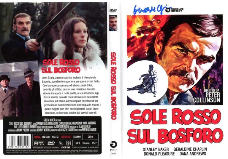 Geraldine Chaplin “Sole rosso sul Bosforo” (Innocent Bystanders) – dvd hand signed autografato