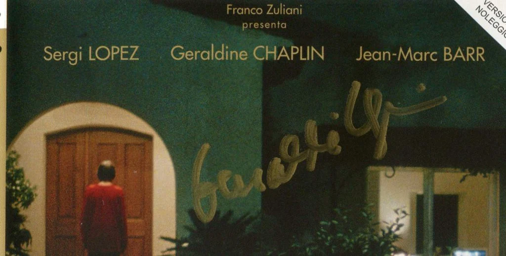 Geraldine Chaplin "Parc" - dvd hand signed autografato