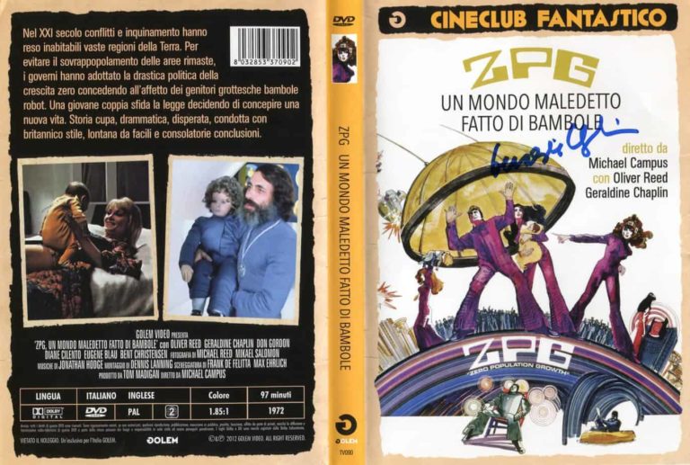 Geraldine Chaplin “Un mondo maledetto fatto di bambole (ZPG)” – dvd hand signed autografato (001)