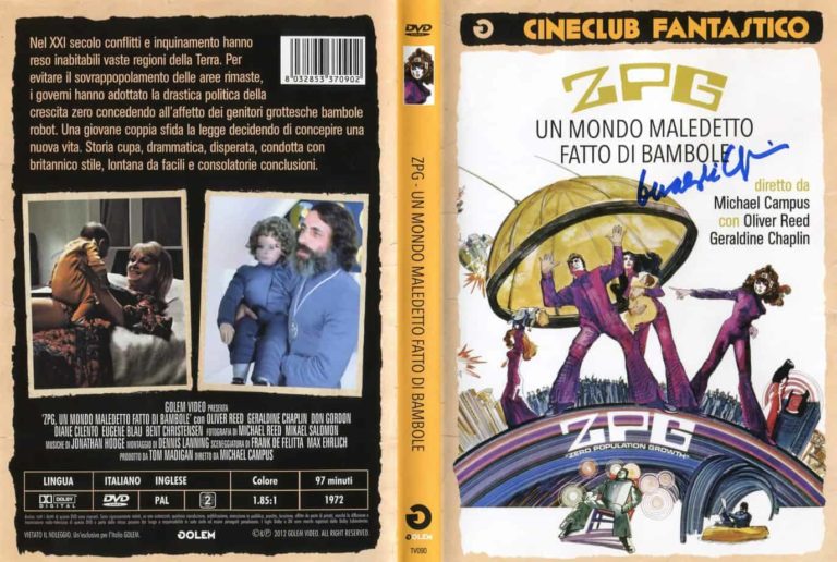 Geraldine Chaplin “Un mondo maledetto fatto di bambole (ZPG)” – dvd hand signed autografato (002)