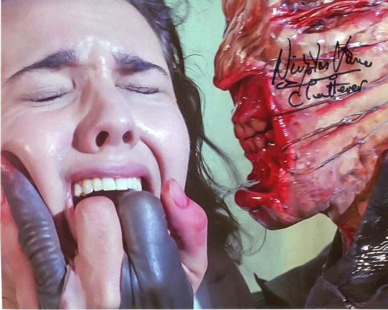 Nicholas Vince (Cenobite in Hellraiser) – photo hand signed 20x25cm foto autografata s062