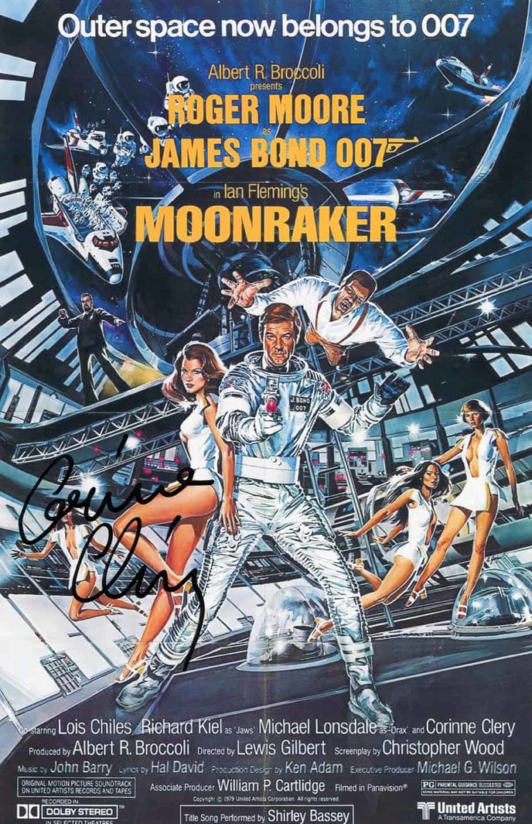 Corinne Cléry “Moonraker” signed photo – foto autografata 14×21 (cc20001)