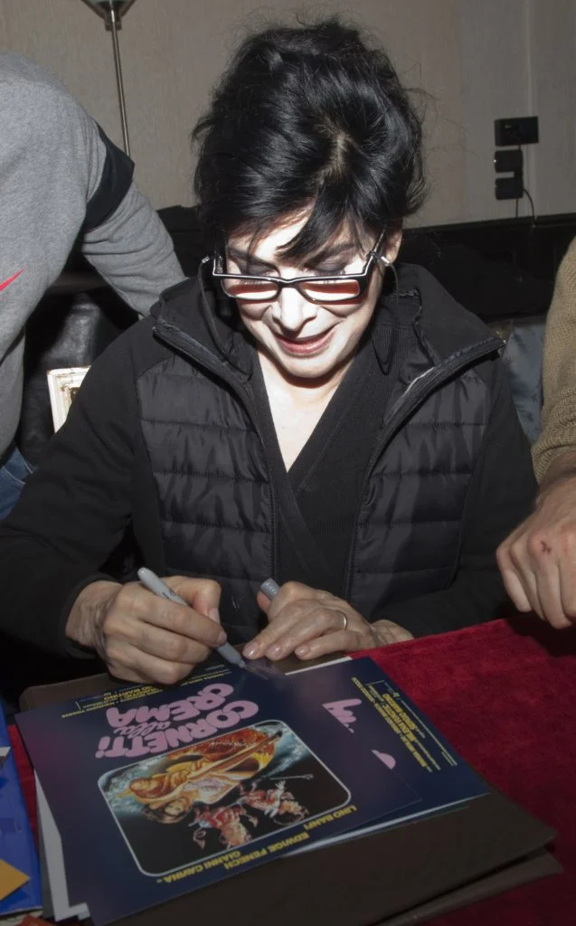 Lino Banfi - Mariangela D'Abbraccio - Cornetti alla crema - foto autografata 20x25
