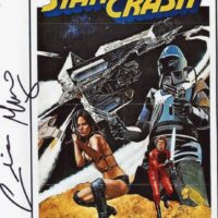 Caroline Munro - STAR CRASH - photo hand signed 20x25cm foto autografata s088