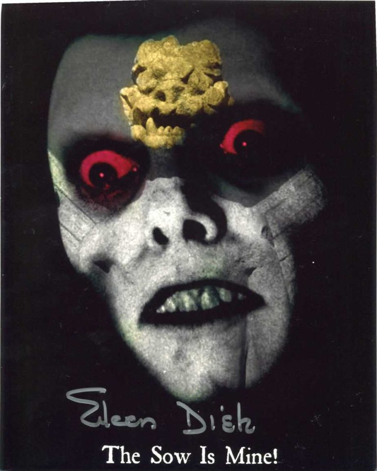 Eileen Dietz – The Exorcist (L’Esorcista) PAZUZU 20X25CM Hand Signed Photo s091