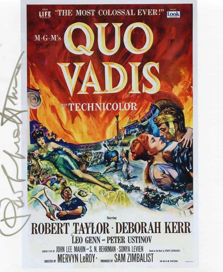 Paola Quattrini – Quo Vadis – hand signed photo 20×25 foto autografata s095