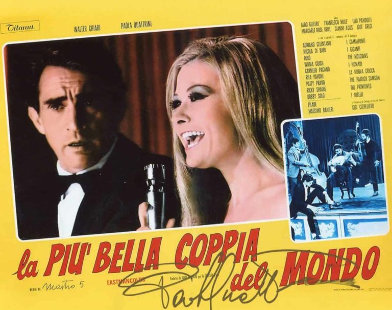 Paola Quattrini – La più bella coppia del mondo – hand signed photo 20×25 foto autografata s098