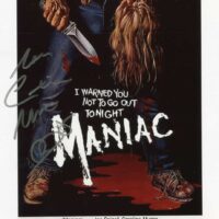 Caroline Munro - MANIAC - photo hand signed 20x25cm foto autografata s104