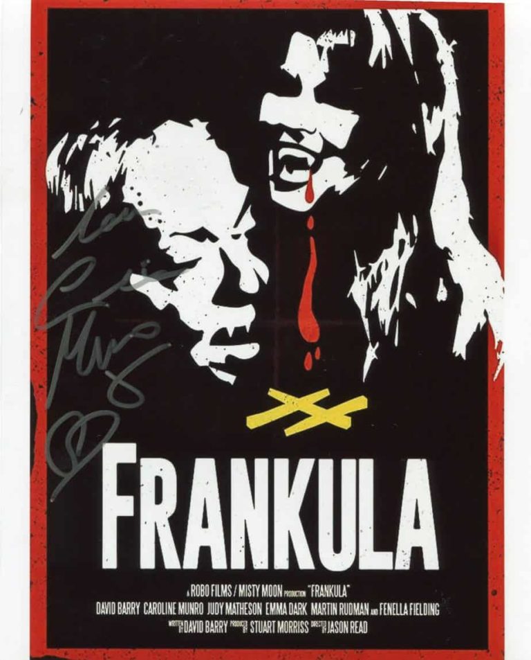 Caroline Munro – FRANKULA – photo hand signed 20x25cm foto autografata s110