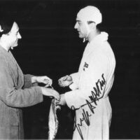 Giuseppe D'Altrui (oro olimpico 1960) - hand signed photo 20x25 foto autografata s114