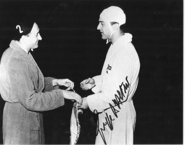 Giuseppe D’Altrui (oro olimpico 1960) – hand signed photo 20×25 foto autografata s114