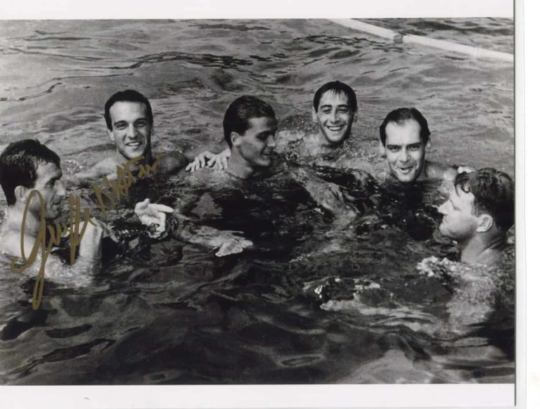 Giuseppe D’Altrui (oro olimpico 1960) – hand signed photo 20×25 foto autografata s115