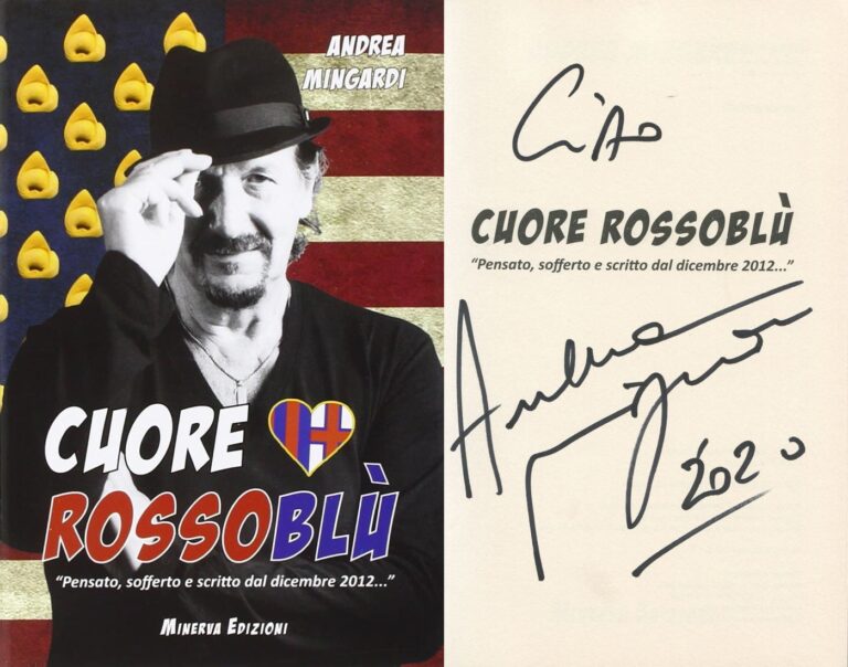 Andrea Mingardi – Cuore rossoblù libro autografato