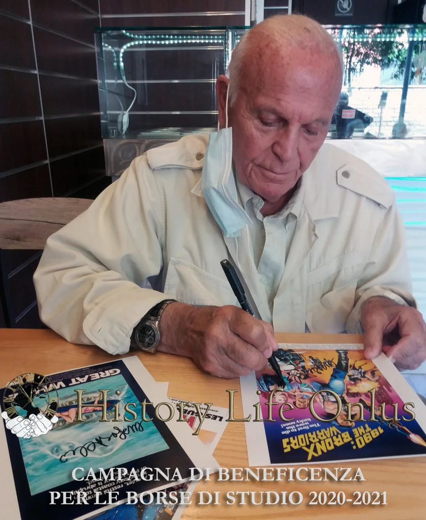 Enzo G. Castellari "Il cacciatore di squali" - 21x29cm foto autografata
