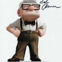 Ed Asner - Carl Fredricksen in UP (Disney) - hand signed photo 20x25 cm foto autografata 001