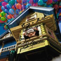 Ed Asner - Carl Fredricksen in UP (Disney) - hand signed photo 20x25 cm foto autografata 002