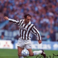 Salvatore Schillaci (detto Totò) - hand signed photo 21x29,7 cm foto autografata - s128