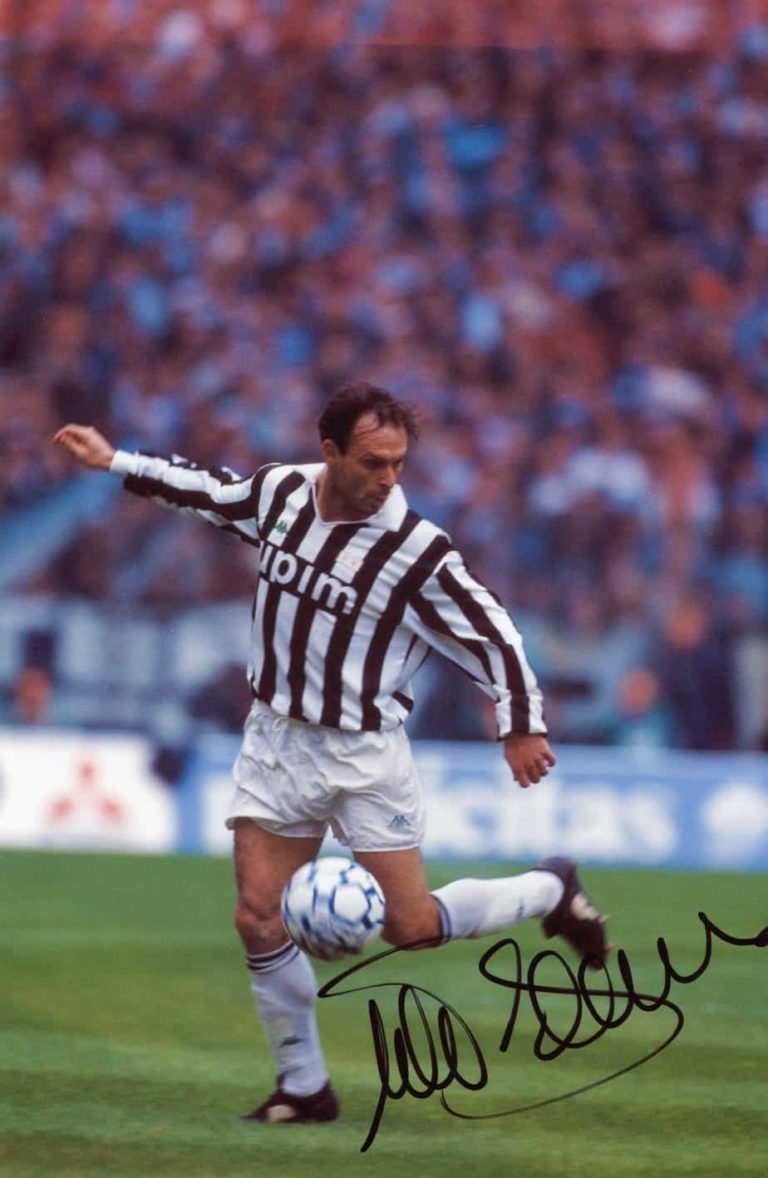 Salvatore Schillaci (detto Totò) – hand signed photo 21×29,7 cm foto autografata – s128