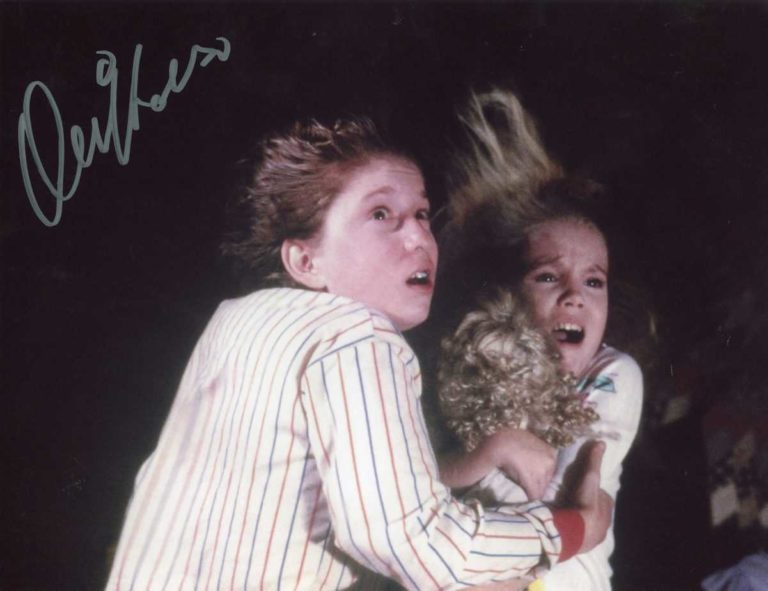 Oliver Robins – Poltergheist – Hand Signed Photo 20x25cm foto autografata