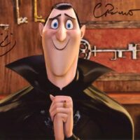 Claudio Bisio - "Hotel Transylvania" (Dracula) foto autografata ITP