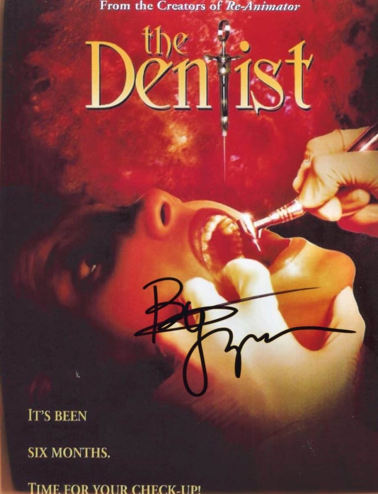 Brian Yuzna – THE DENTIST – hand signed photo 20x25cm foto autografata s20-149