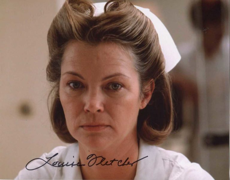 Louise Fletcher “One Flew Over the Cuckoo’s Nest” – hand signed photo 20x25cm foto autografata mr175
