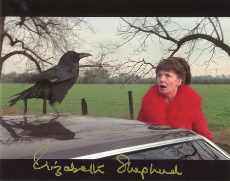 Elizabeth Shepherd – Joan Hart in Damien: Omen II (1978) – hand signed photo 20x25cm foto autografata s190