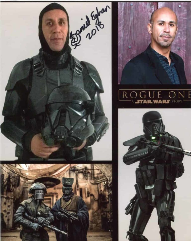 Daniel Eghan – Rogue One: Star Wars – hand signed photo 20x25cm foto autografata