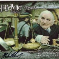 Michael Henbury - Goblin in Harry Potter - Hand Signed Photo 20X25CM foto autografata s195