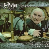 Michael Henbury - Goblin in Harry Potter - Hand Signed Photo 20X25CM foto autografata s196