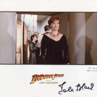 Isla Blair "Indiana Jones e l'ultima crociata" hand signed photo 20x25cm - foto autografata