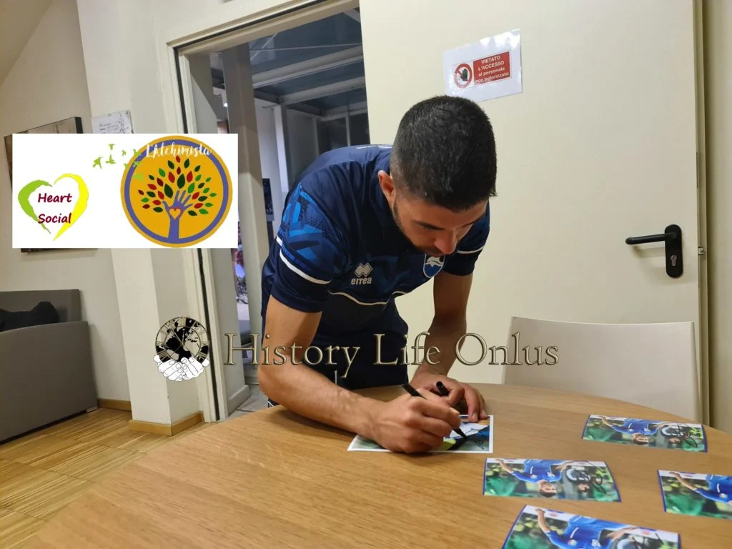 Edgar Elizade - hand signed photo - foto autografata 14x21cm